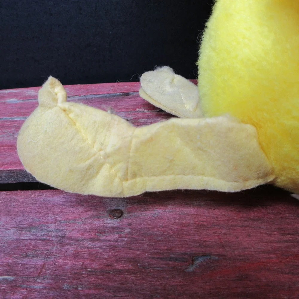 Vintage Warner Bros. Peanuts Woodstock Yellow Bird Plush Stuffed Animal Toy 9